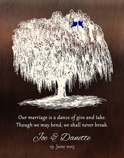 9th Anniversary Willow Bend But We Shall Never Break – Custom Art Print for Joe H