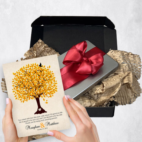 wedding Gift Delivery for mother of the groom Oak Tree  Plaque TOY-1102