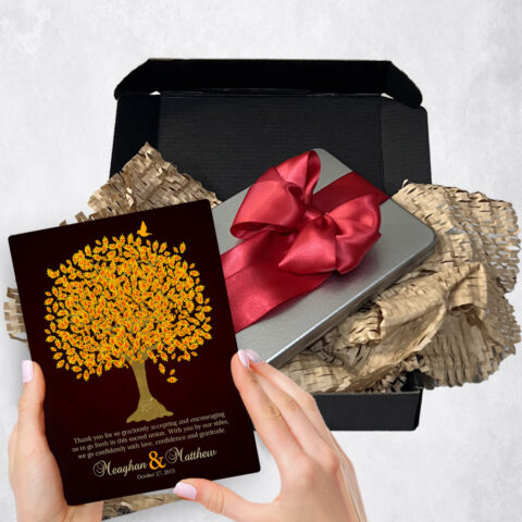 wedding Gift Delivery for mother of the groom Oak Tree  Plaque TOY-1105