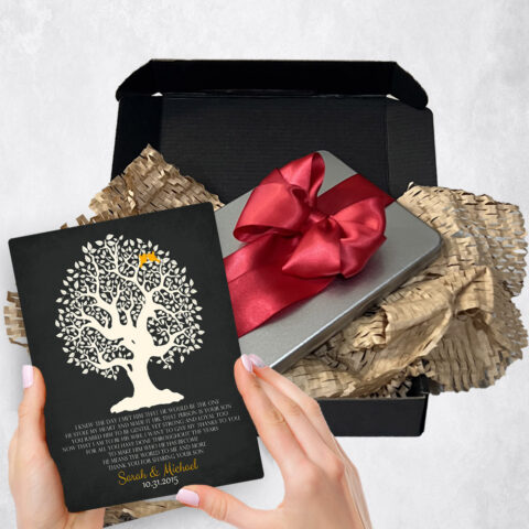 wedding Gift Delivery for mother of the groom Knotty Tree  Plaque TOY-1124