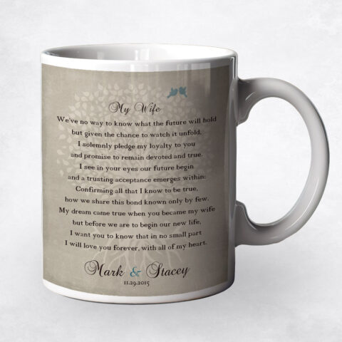 Love Poem for My Wife wedding Coffee Mug M-1138