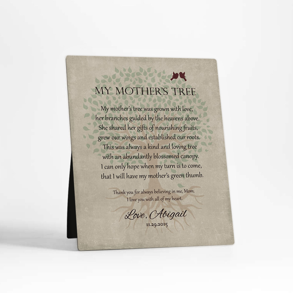 Single image of Rooted Tree Mother's Day  Desktop Plaque