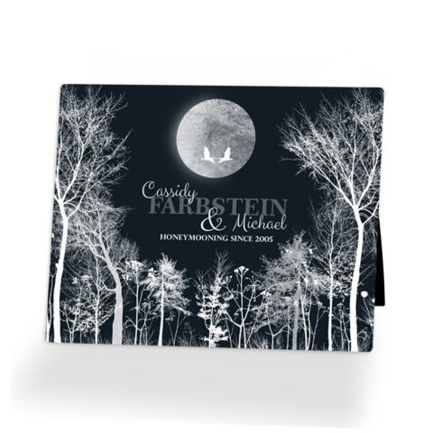 Moon Phase anniversary  Desktop Plaque Gift for couple D-1148