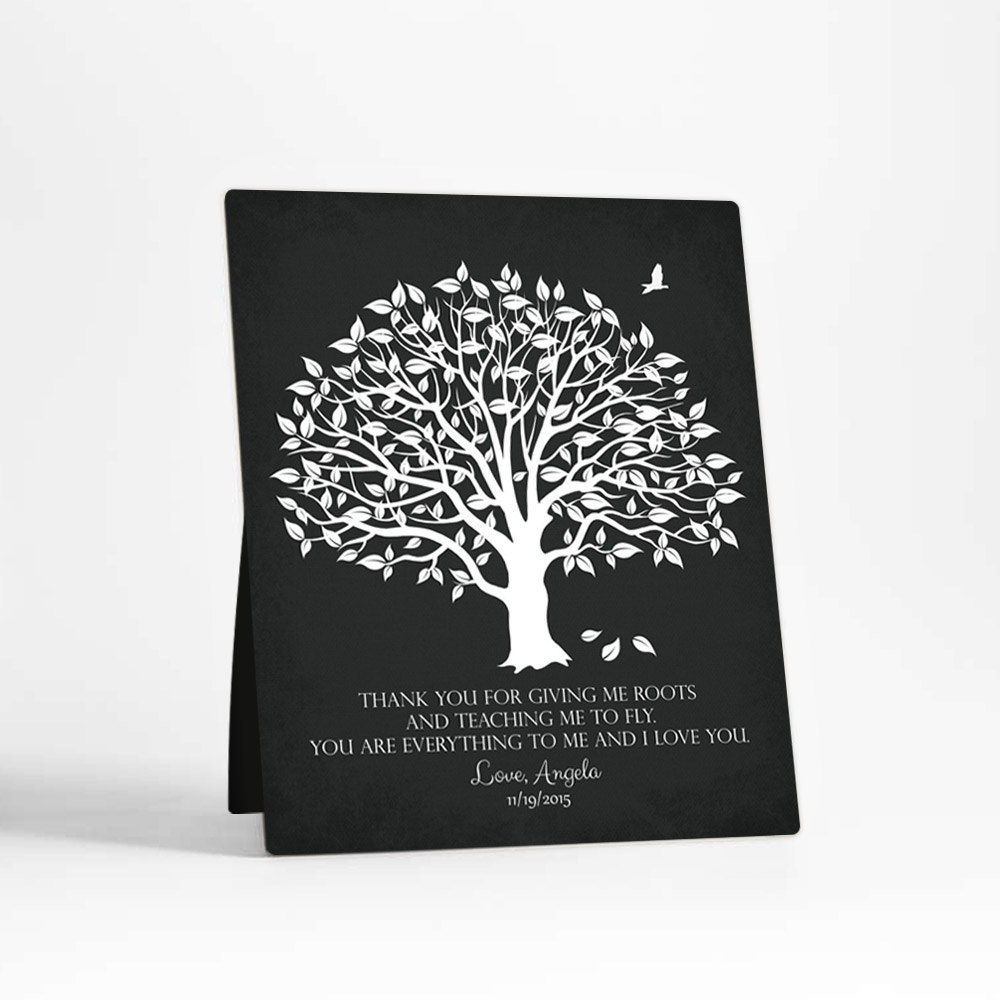 Single image of Magnolia Tree wedding  Desktop Plaque