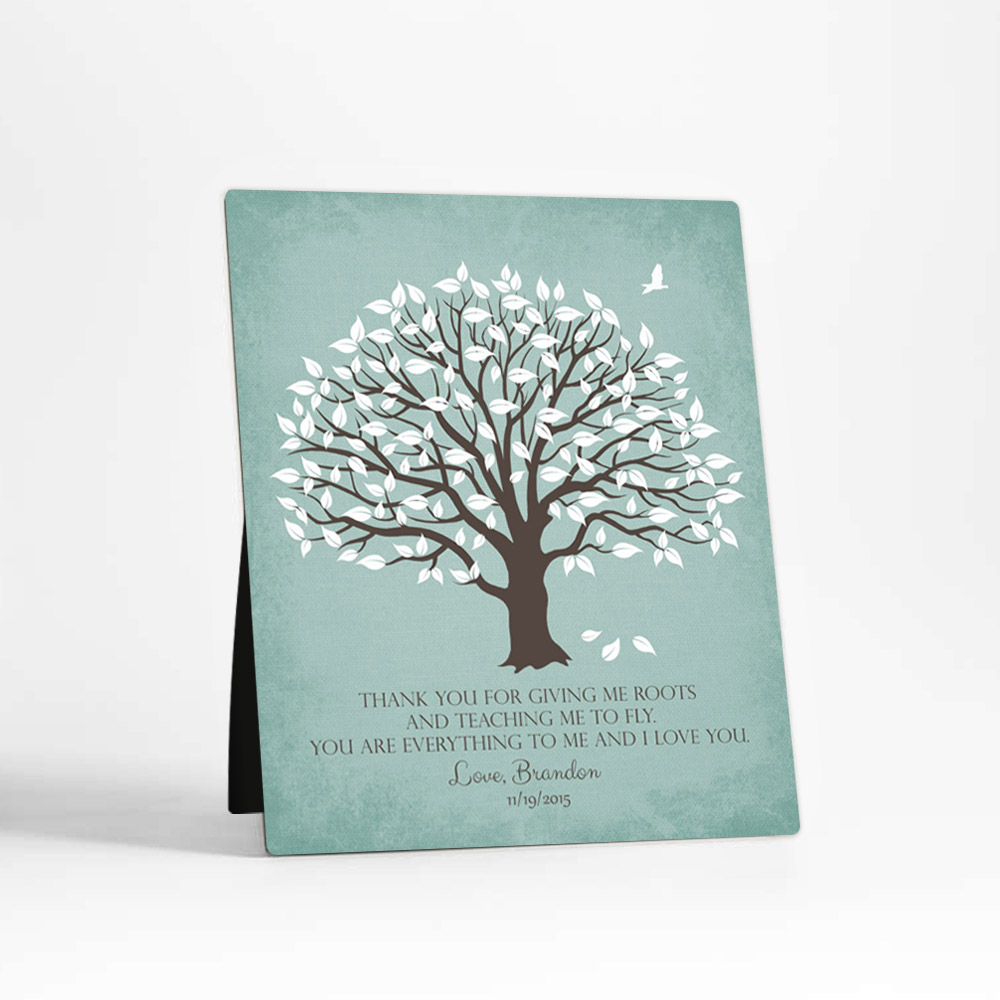 Single image of Magnolia Tree wedding  Desktop Plaque