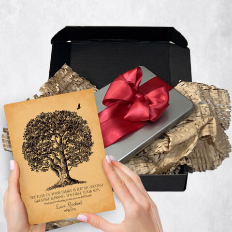 wedding Gift Delivery for mother of the groom Oak Tree  Plaque TOY-1157