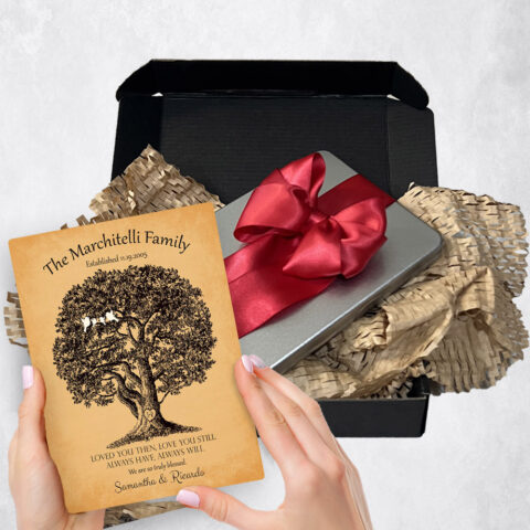 10th anniversary Gift Delivery for couple, husband or wife Oak Tree  Plaque TOY-1159