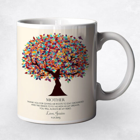 Colorful Spring Tree wedding Coffee Mug M-1165