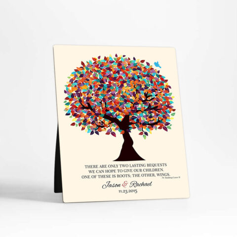 Spring Tree appreciation  Desktop Plaque Gift for parents D-1168