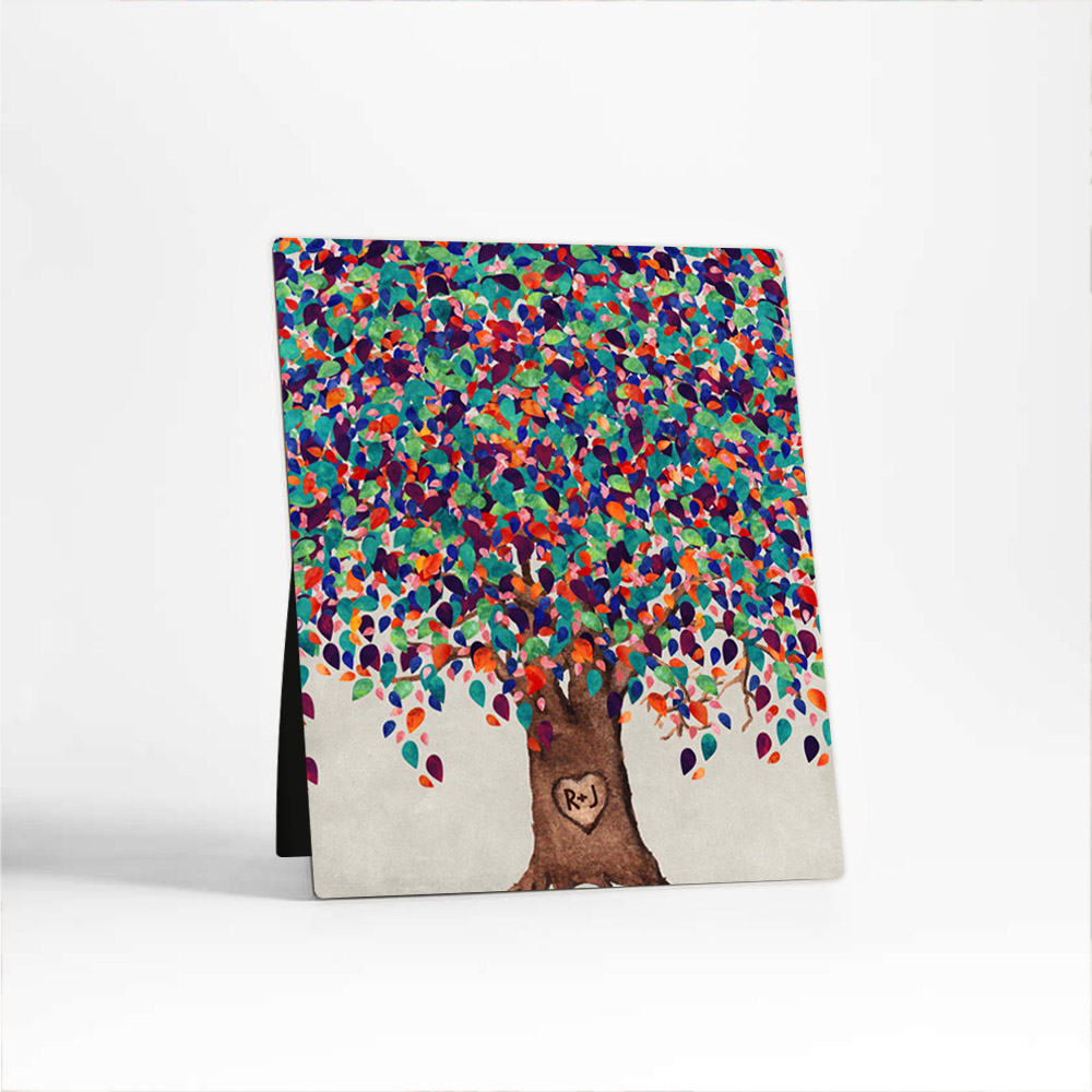 Single image of Willow Tree Closeup anniversary  Desktop Plaque