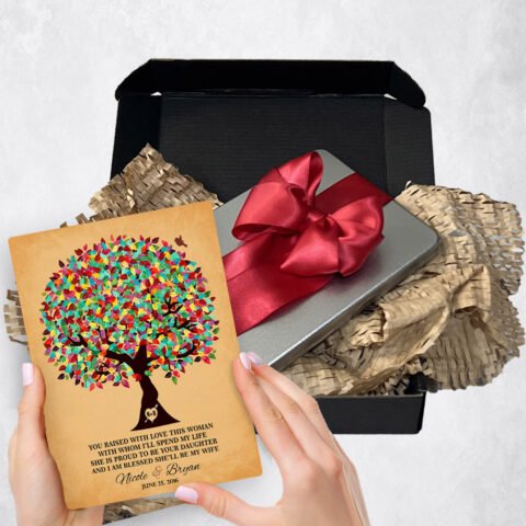 wedding Gift Delivery for mother of the bride Summer Tree  Plaque TOY-1206