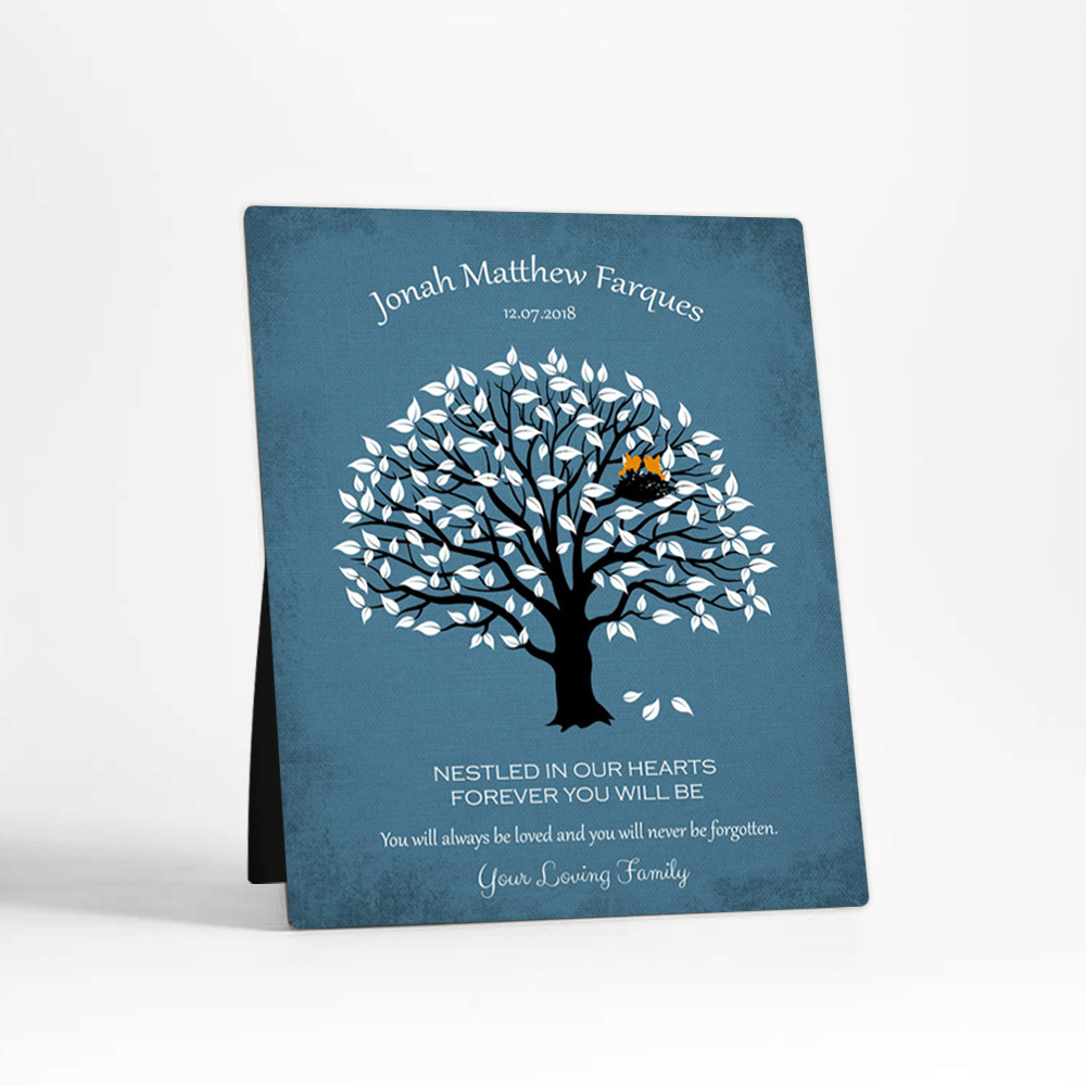 Single image of Magnolia Tree Loss of Baby  Desktop Plaque