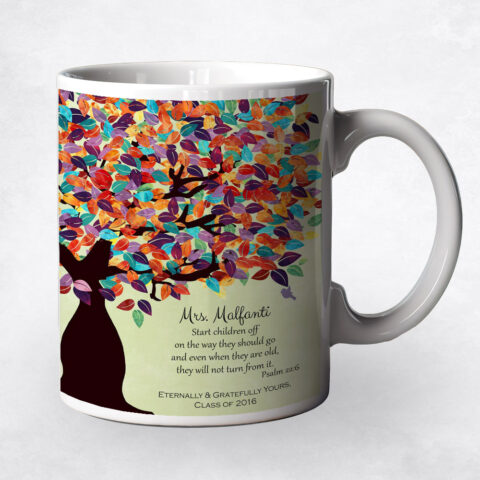 Colorful Spring Tree teacher appreciation Coffee Mug M-1232