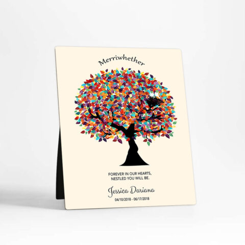 Spring Tree Loss of Baby  Desktop Plaque Gift for bereaved parents D-1362