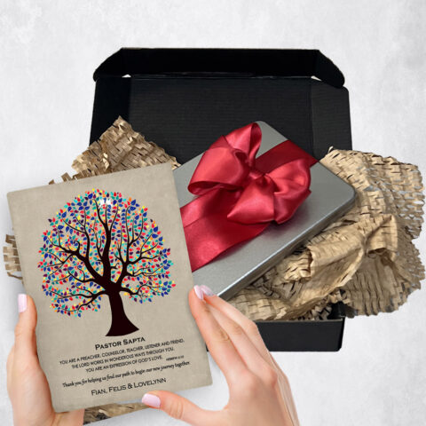 appreciation Gift Delivery for pastor Decorative Tree  Plaque TOY-1494