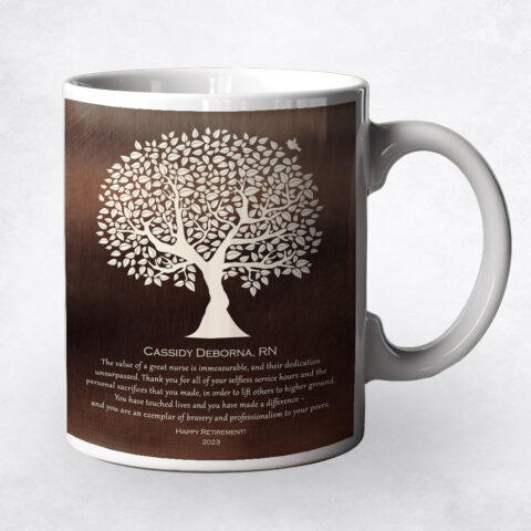 White Olive Tree Leadership Appreciation Coffee Mug M-1561